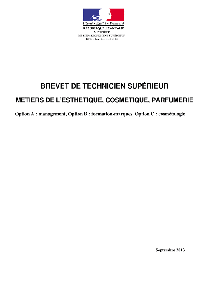 bts esthetique cosmetique